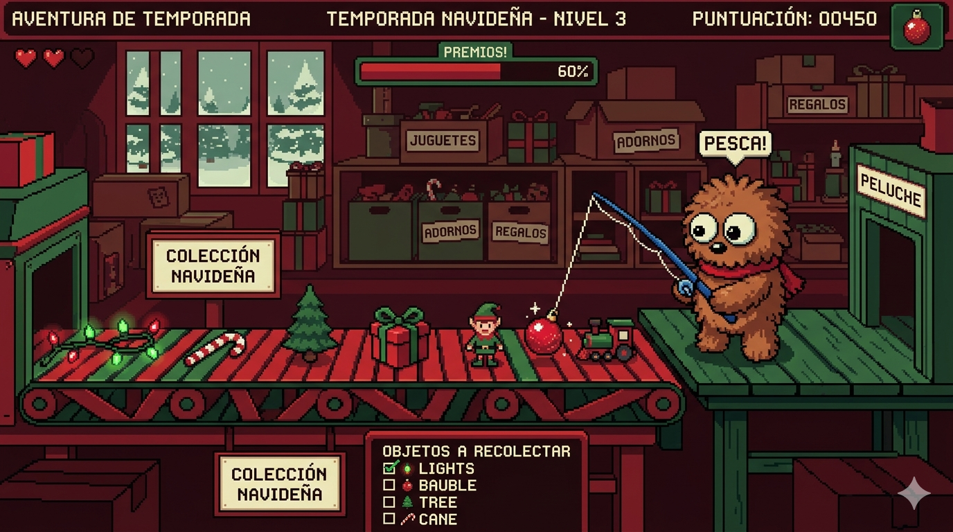 Aventura de Temporada: juego de campaña navideña con mecánicas de colección y premios